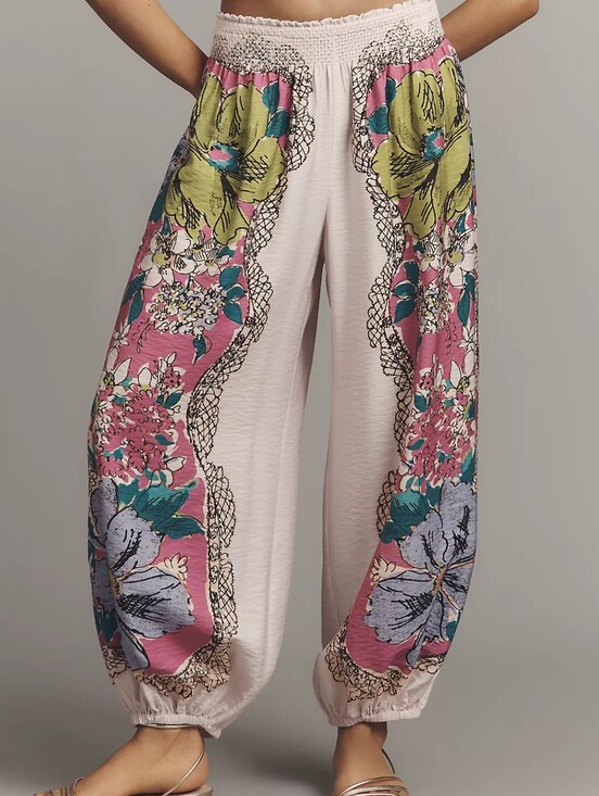 Anthropologie Pants - NWT Anthropologie Plenty by Tracy Reese Floral Harem Pants